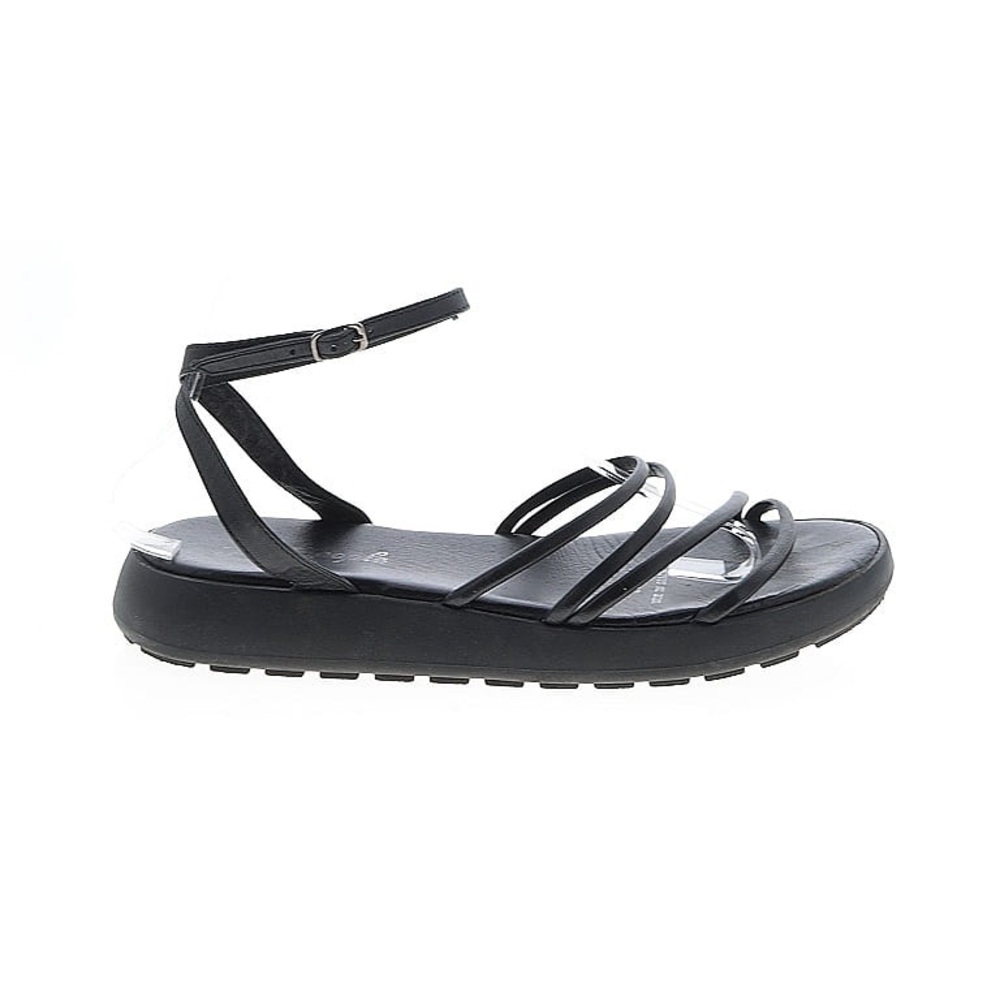 Free People Black Strappy Sandals